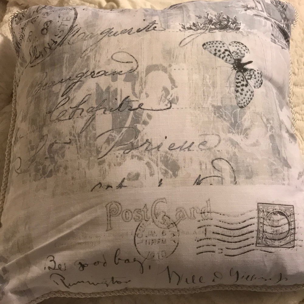 Post card pillow